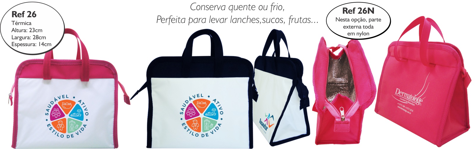 promotional insulated lunch bolsas